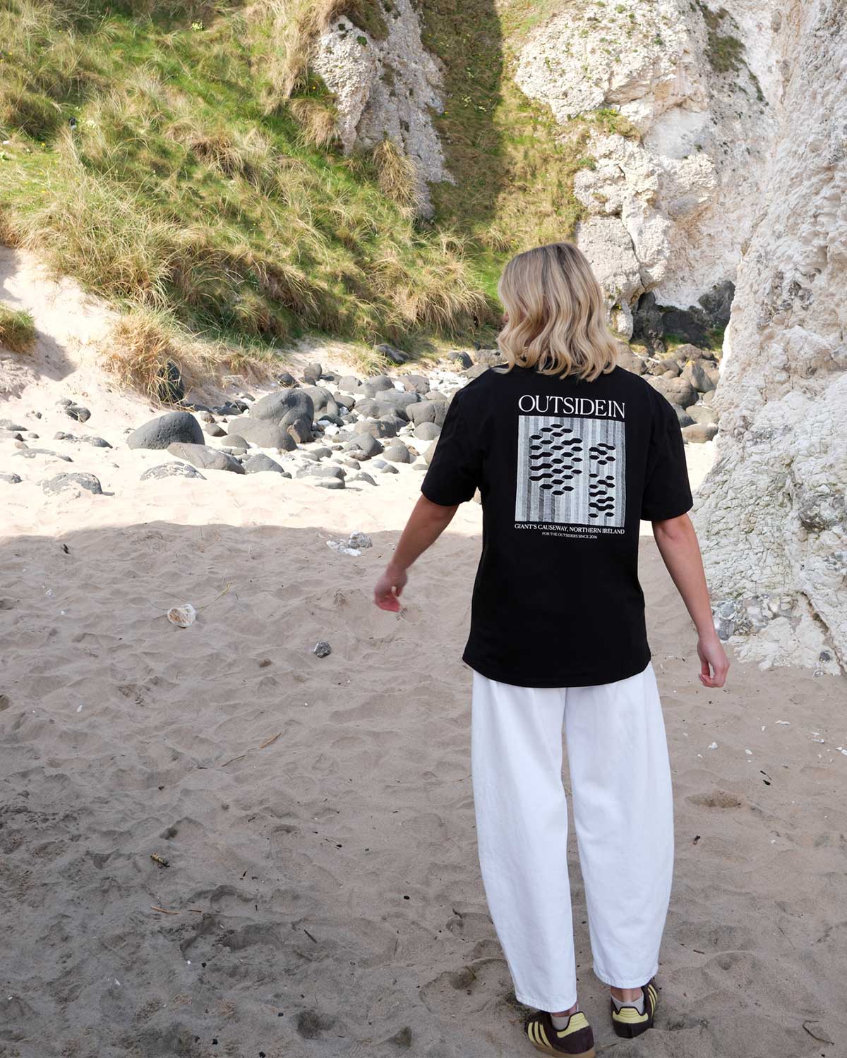 Abstract Causeway Black T-Shirt - Image 5