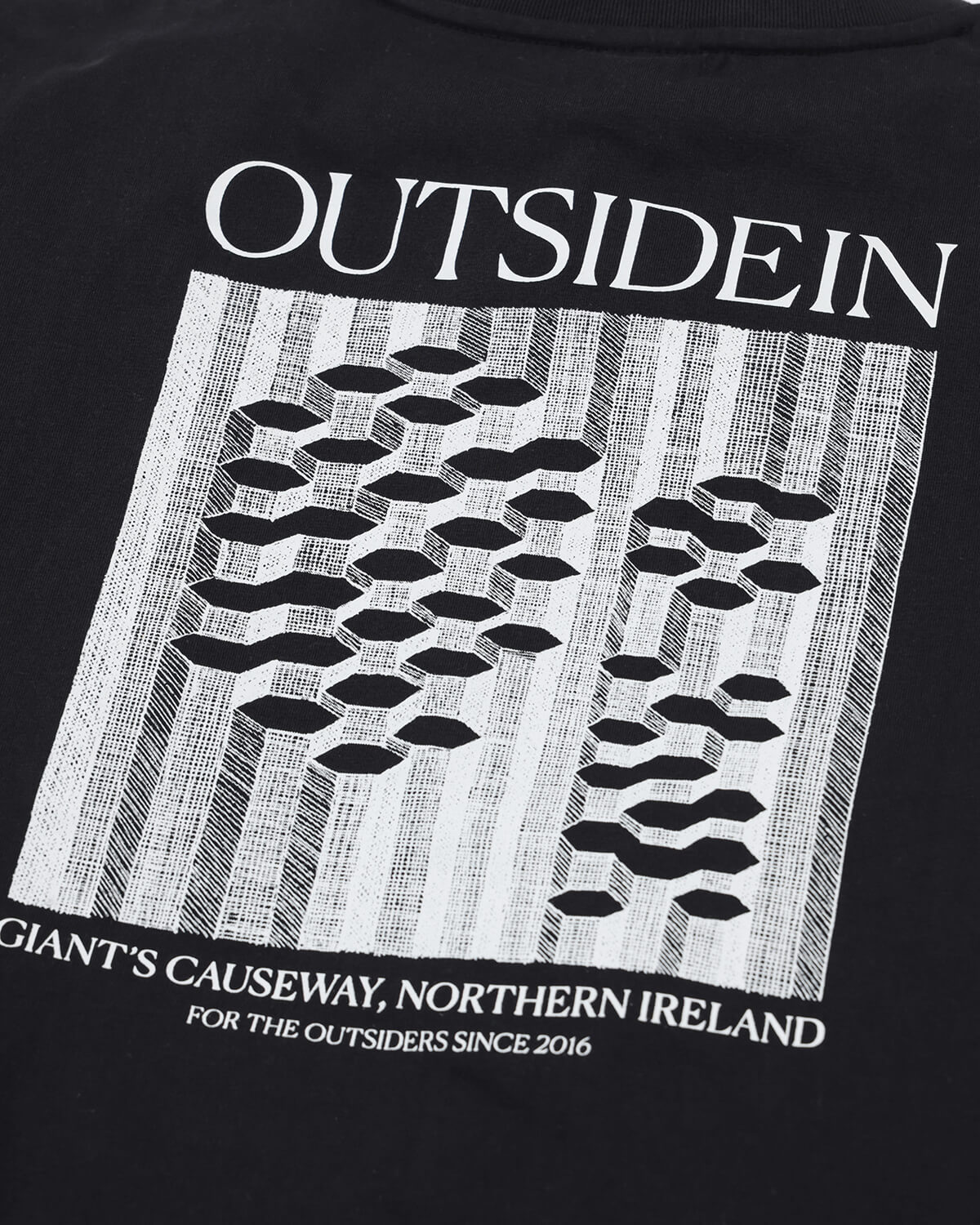 Abstract Causeway Black T-Shirt - Image 9