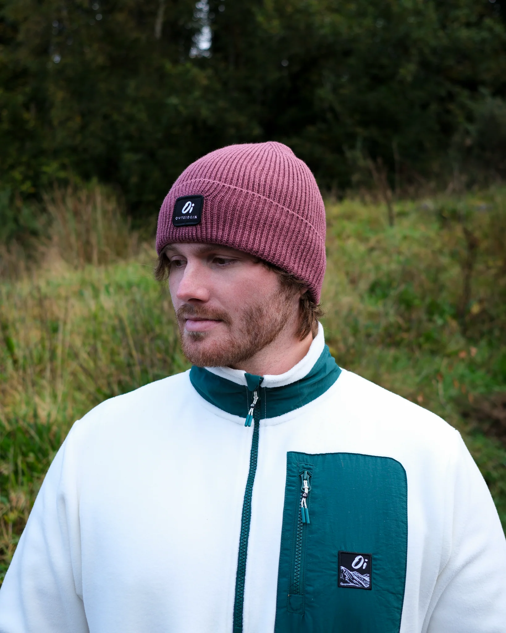 Berry Ribbed Beanie - Image 3