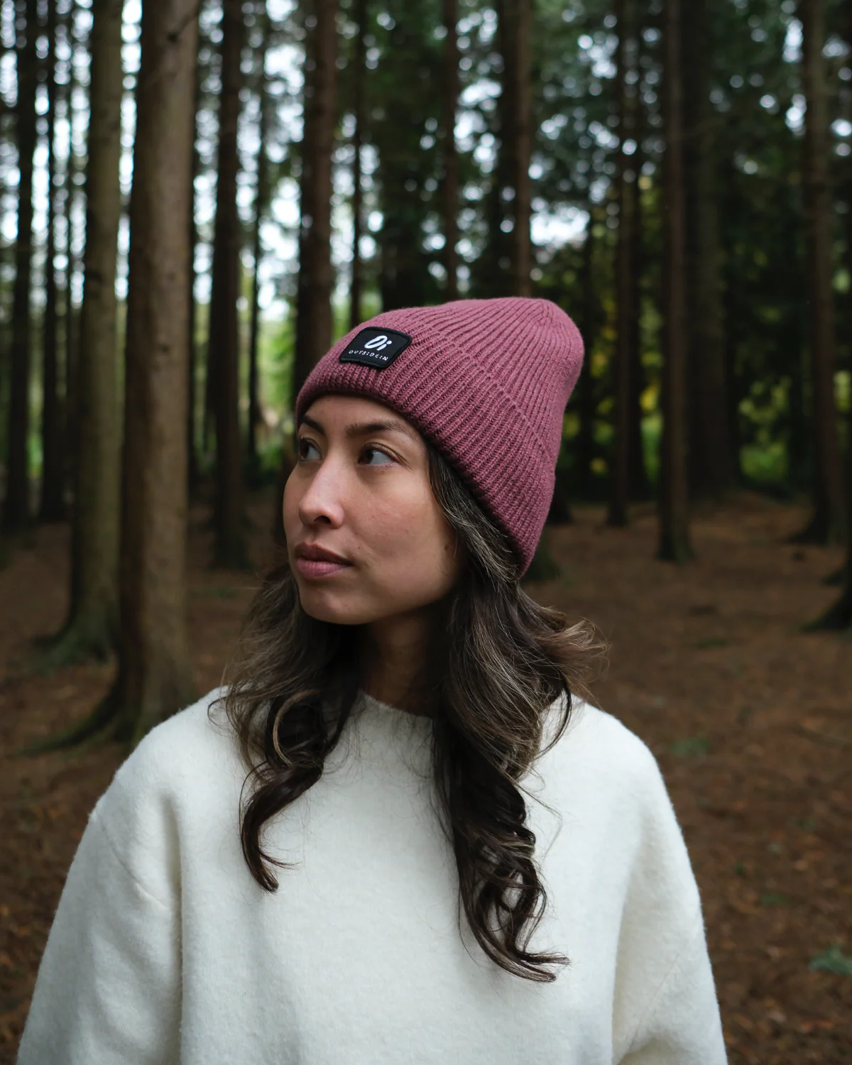 Berry Ribbed Beanie - Image 4