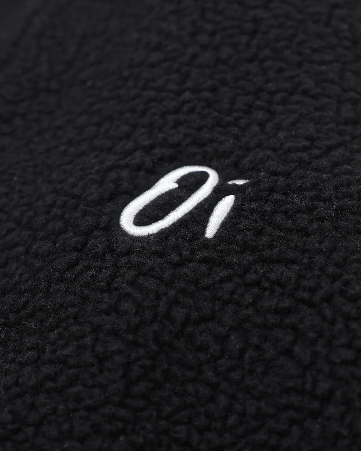 Black Essential Teddy Fleece - Image 11