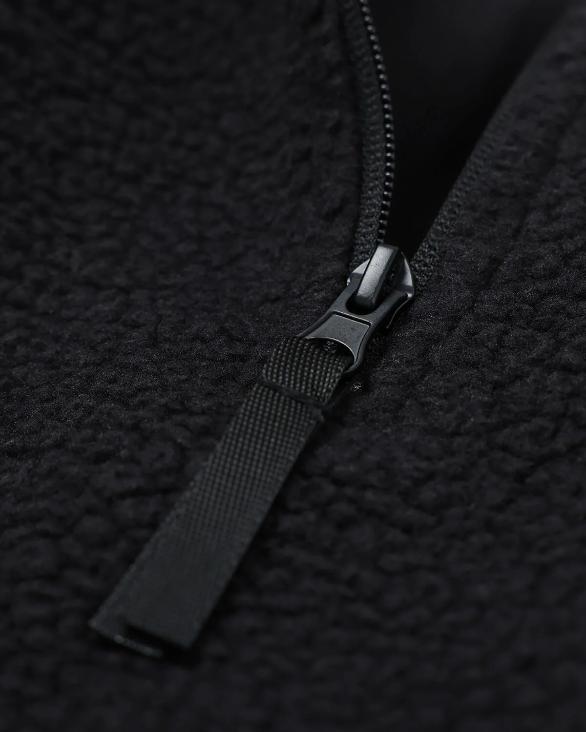 Black Essential Teddy Fleece - Image 8