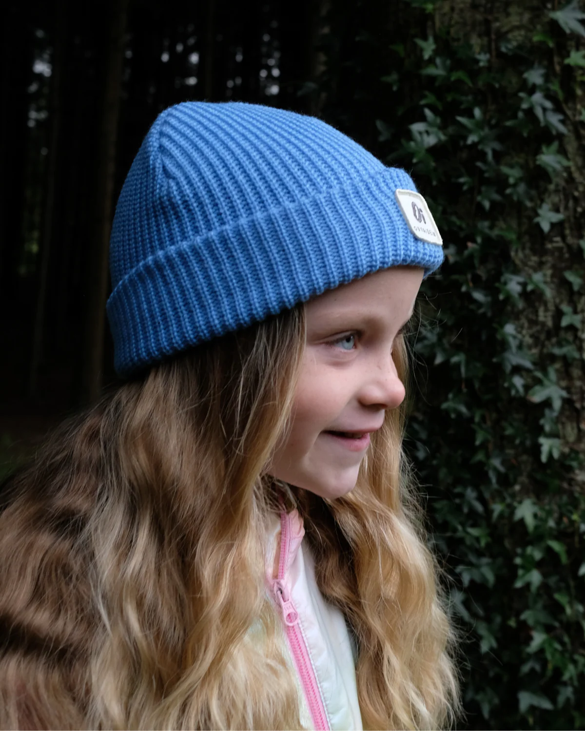 Kids Blue Beanie - Image 3