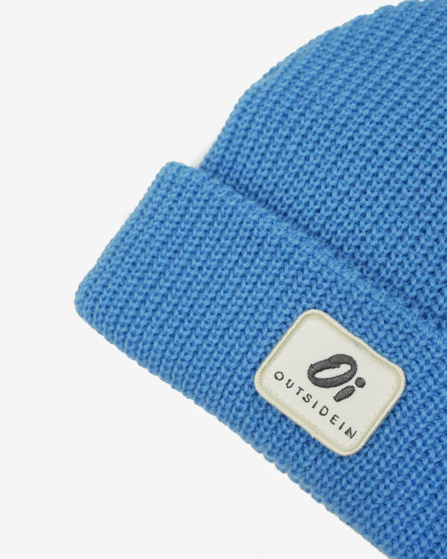 Kids Blue Beanie - Image 4