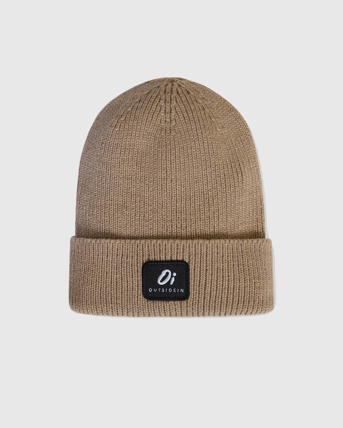 Camel Ribbed Beanie