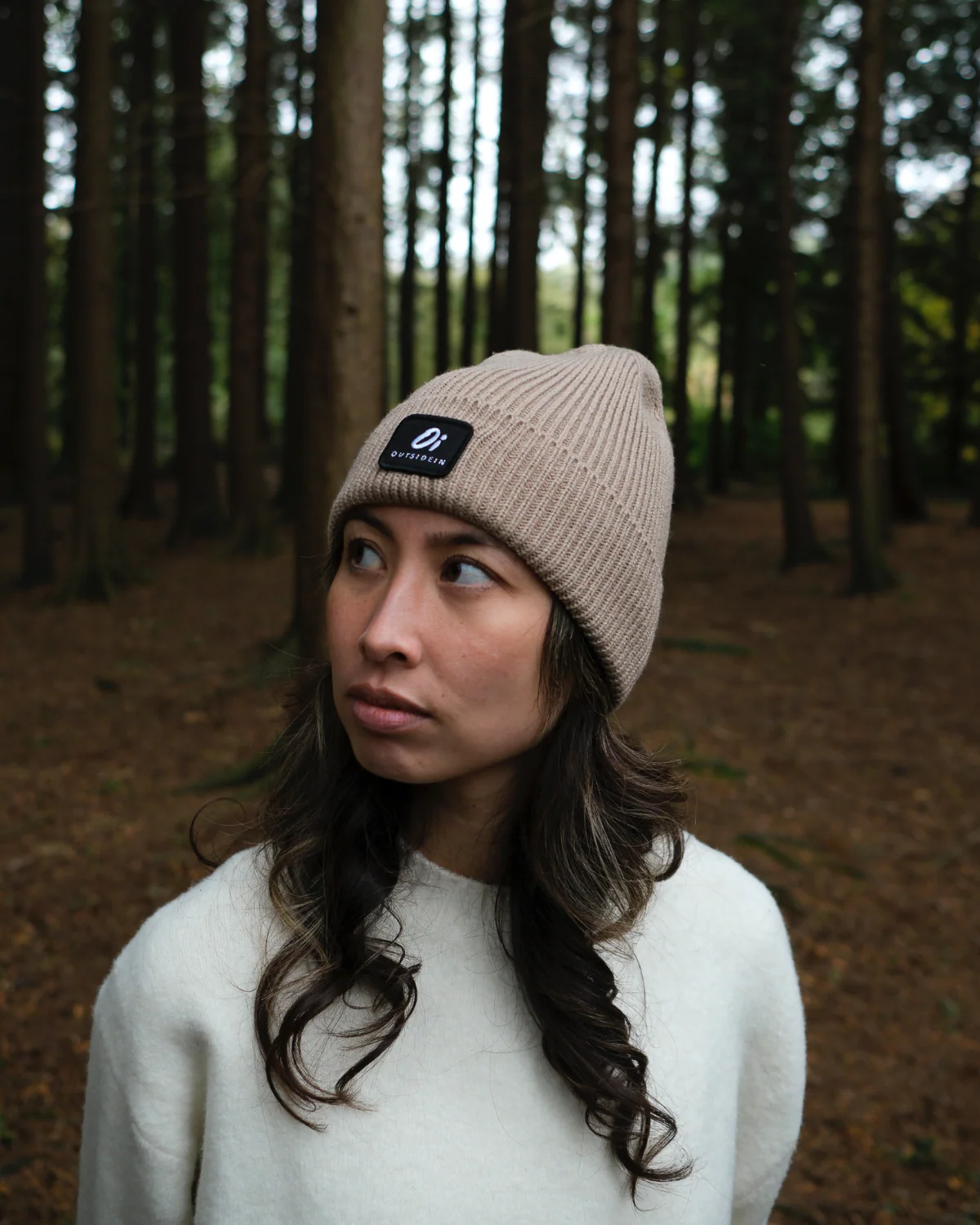Camel Ribbed Beanie - Image 2