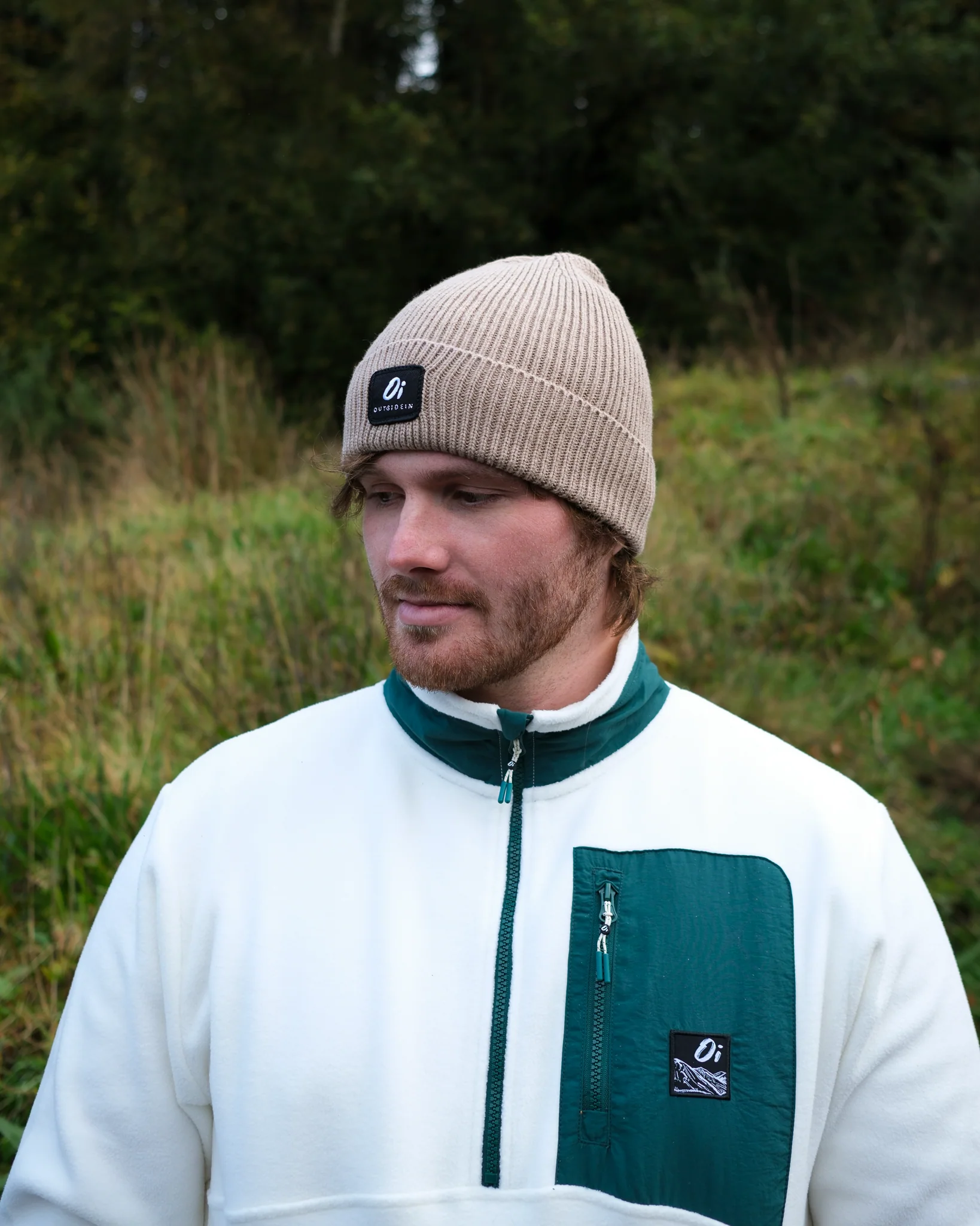 Camel Ribbed Beanie - Image 3