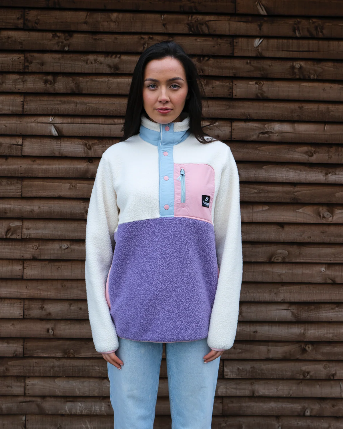 Candy Button Up Borg Fleece - Image 4