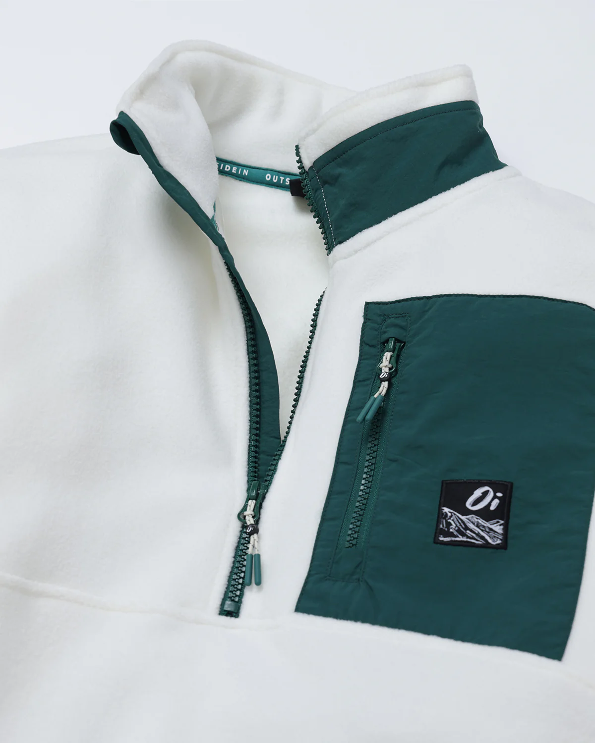 Cream & Pine Signature Pocket Microfleece - Image 11