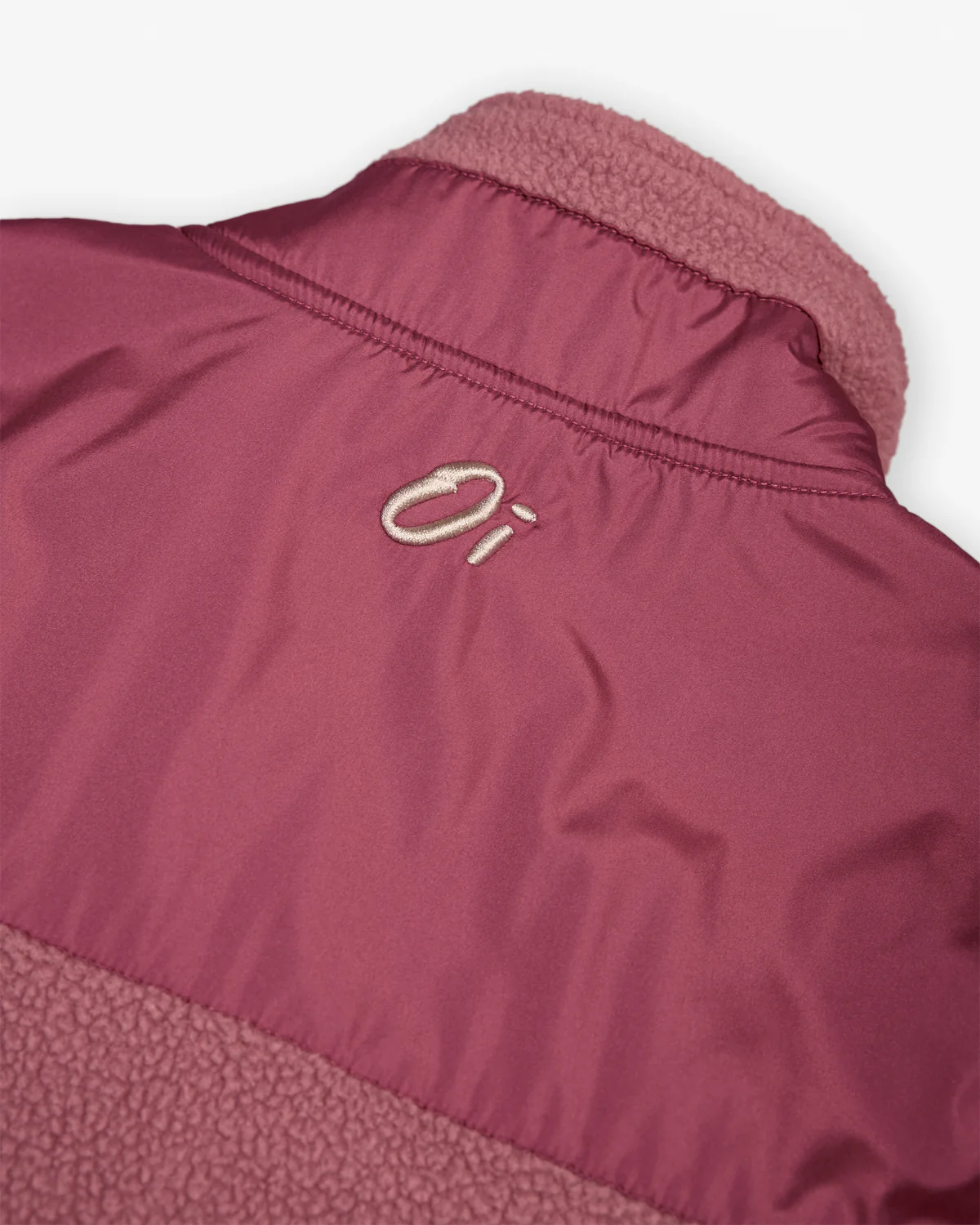 Dusky Rose & Berry Echo 1/4 Zip Borg Fleece - Image 7