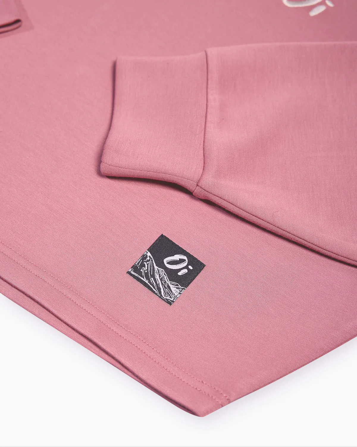 Dusky Rose Opal Crew Neck Sweatshirt - Image 3