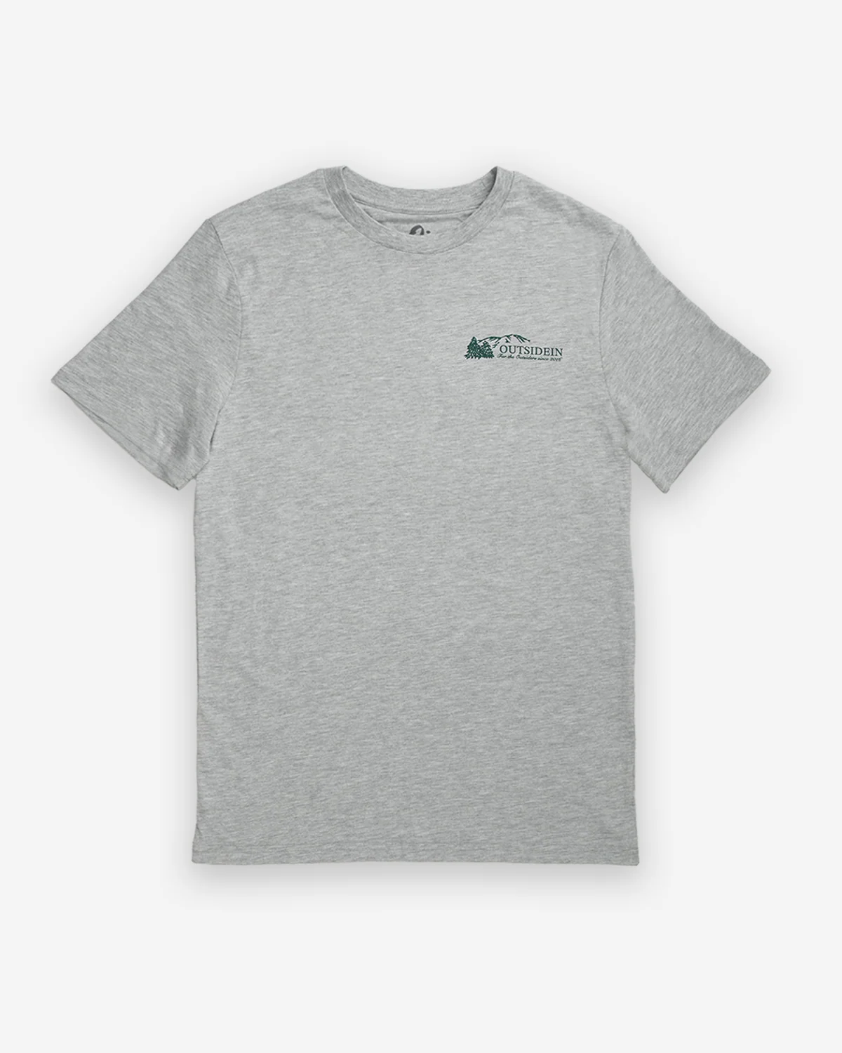 Light Marl Grey Mountain T-Shirt - Image 5