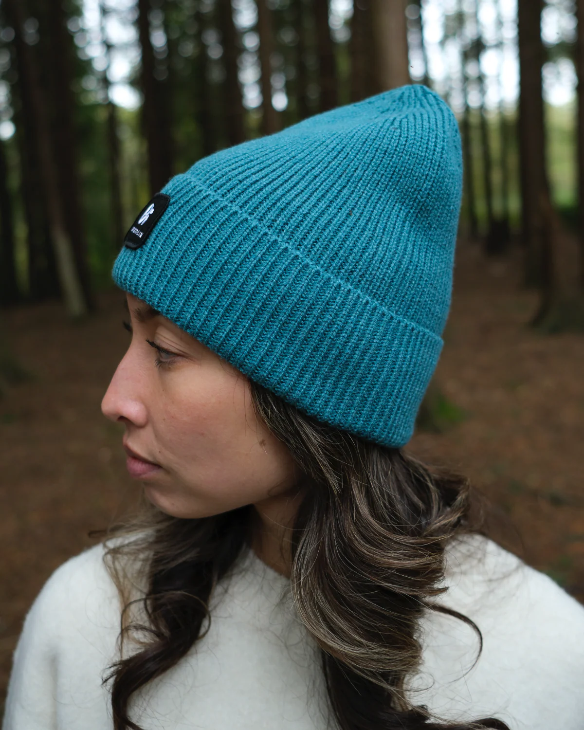 Marine Ribbed Beanie - Image 4