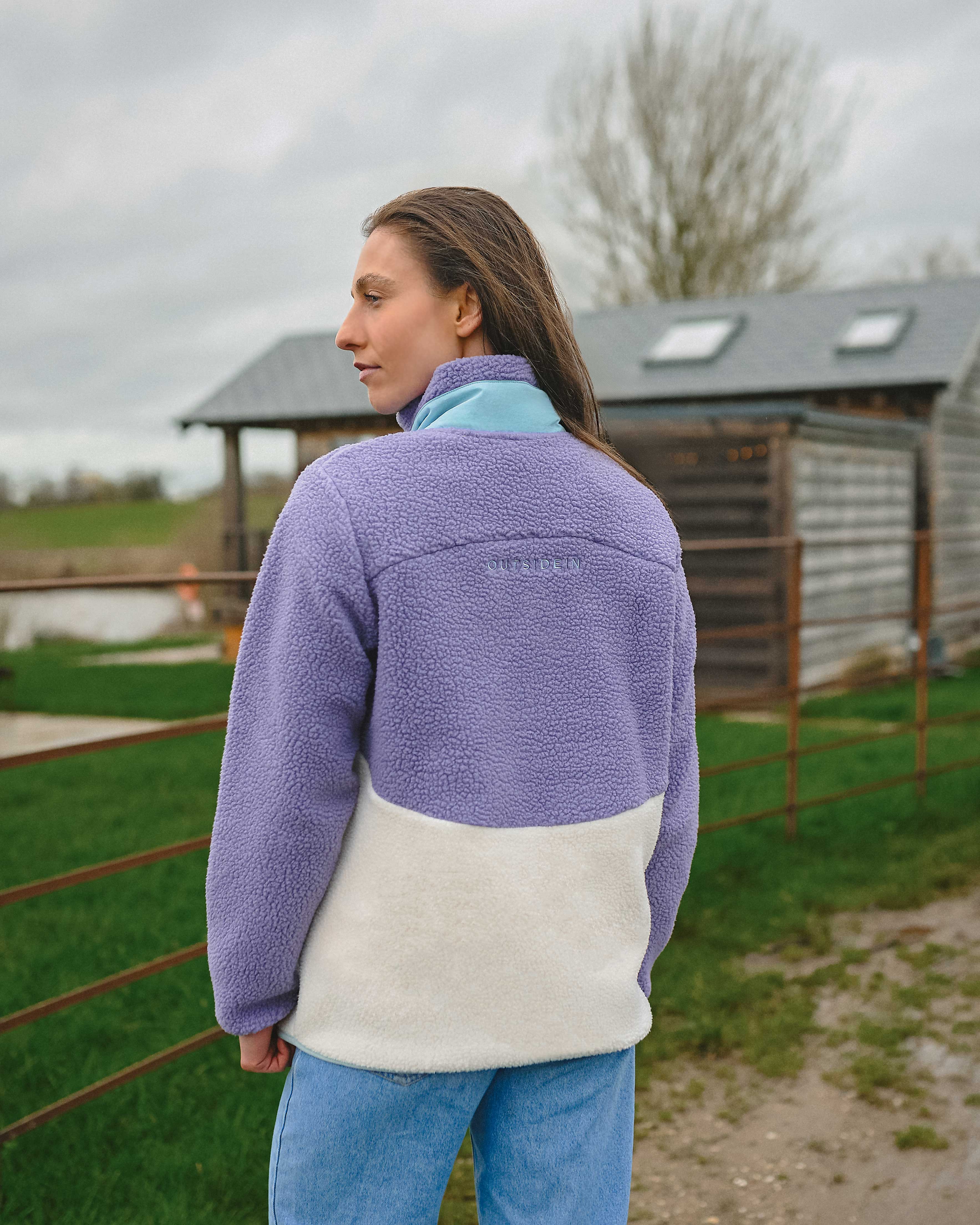 Meadow Button Up Borg Fleece - Image 4