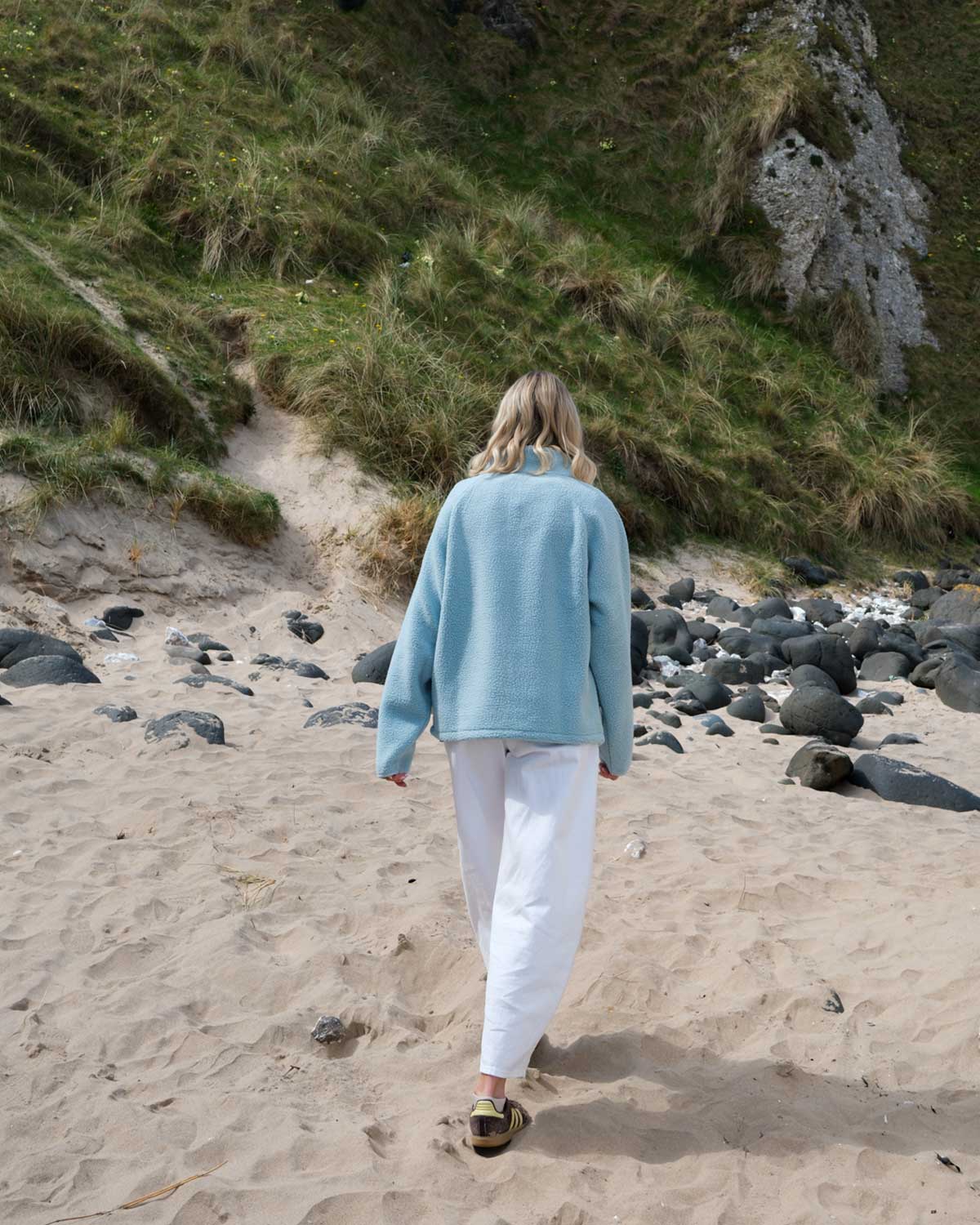 Pale Blue Essential Teddy Fleece - Image 4