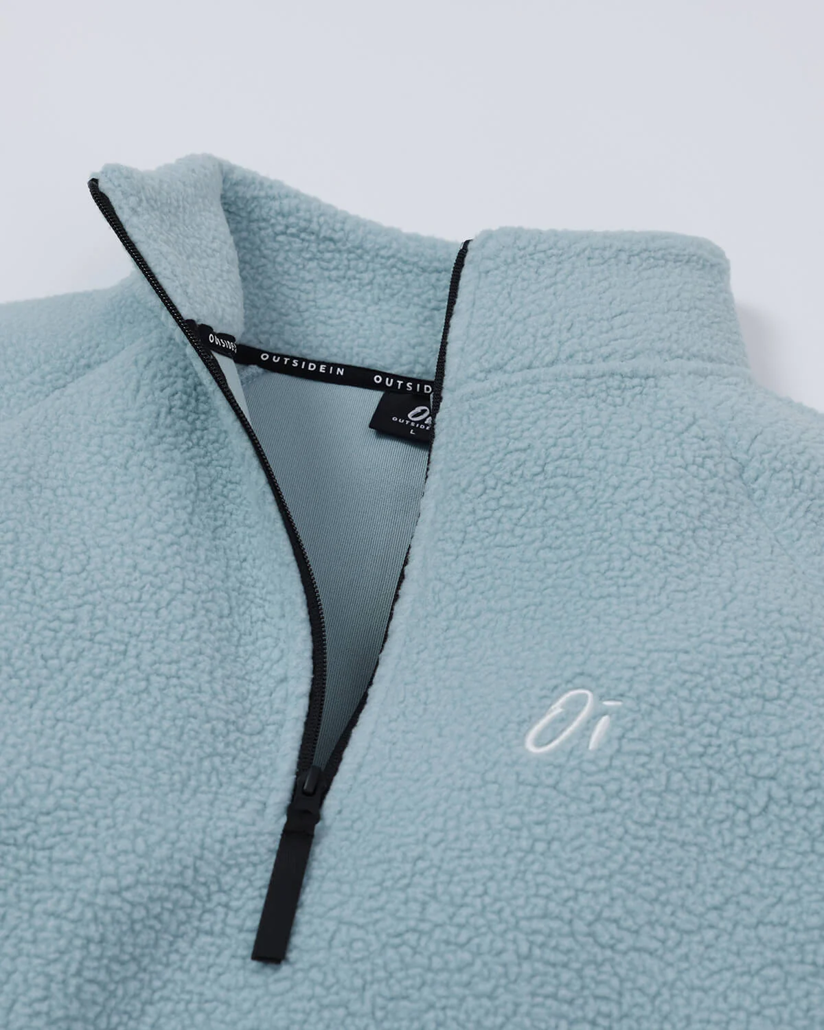 Pale Blue Essential Teddy Fleece - Image 7