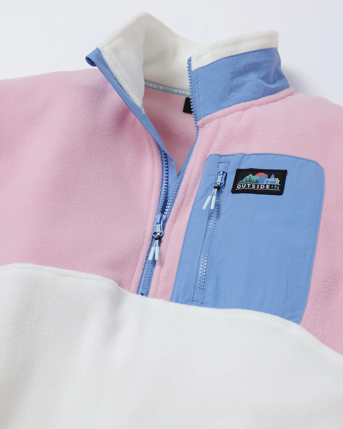Pink & Blue Signature Pocket Microfleece - Image 7