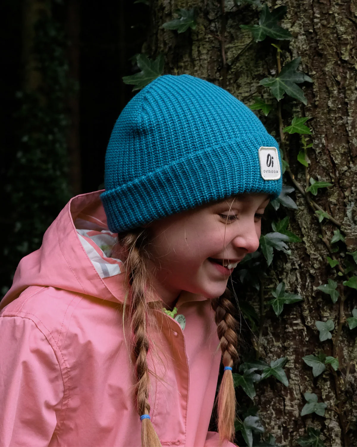 Kids Teal Beanie - Image 3