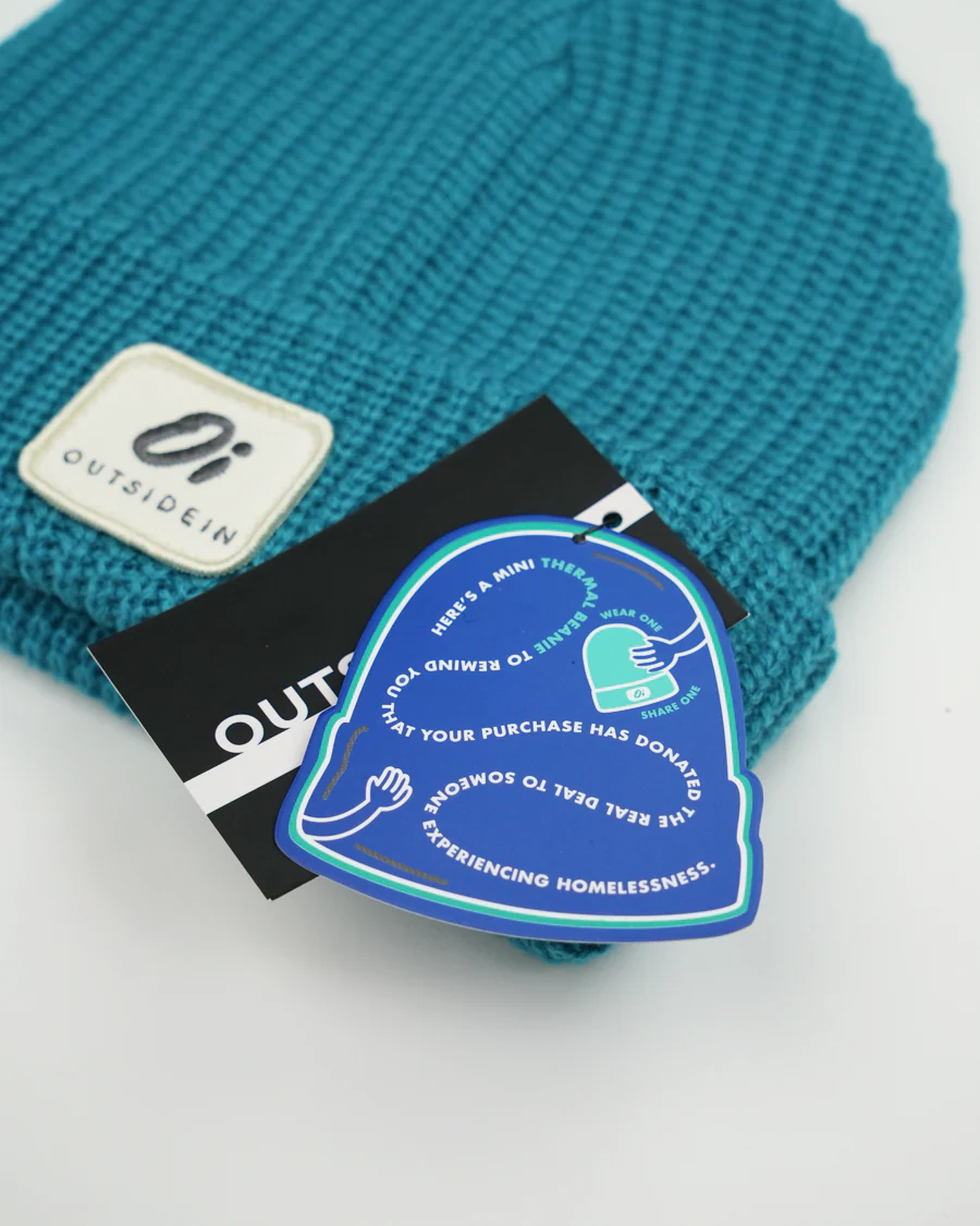 Kids Teal Beanie - Image 5