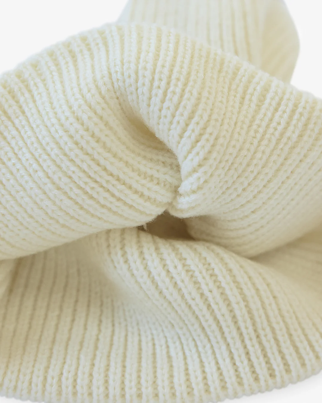 Vanilla Ribbed Beanie - Image 5
