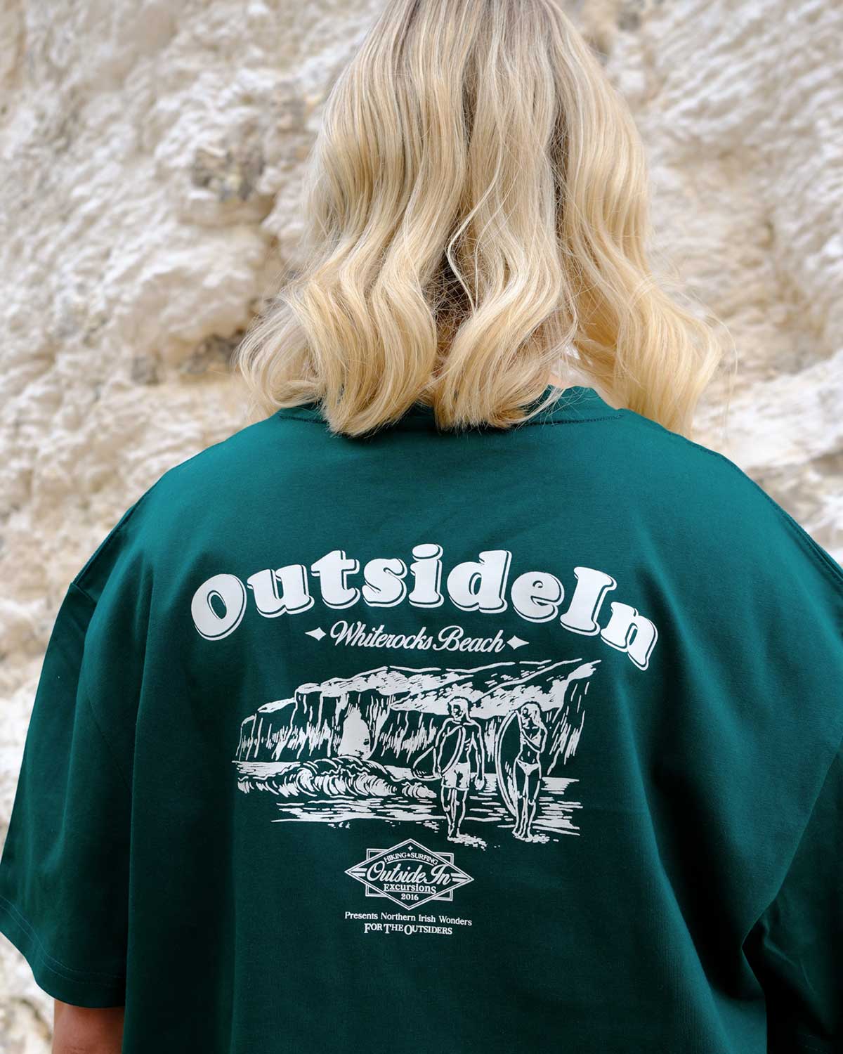 Whiterocks Beach Pine T-shirt - Image 5